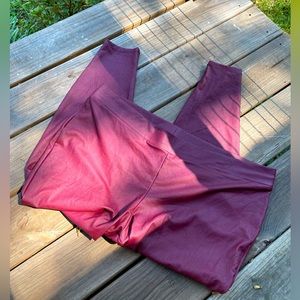 Faux leather burgundy torrid pants/leggings